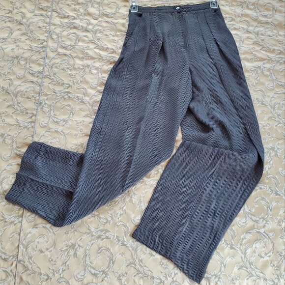 Rena Rowan Elegant High Rise Dress Trousers for Women. Size 6 - Picture 11 of 11